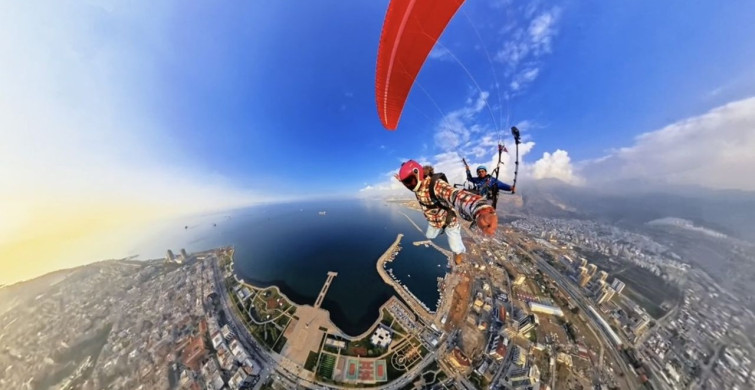 Hatay'da Yamaç Paraşütü ile Serbest Düşüş Heyecanı