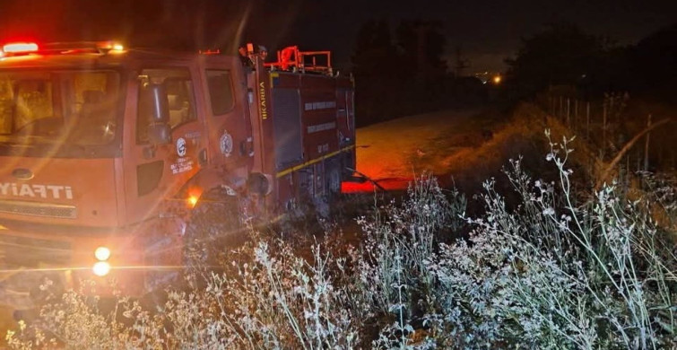 Hatay'ın samandağ ilçesinde makilik yangını kontrol altına alındı