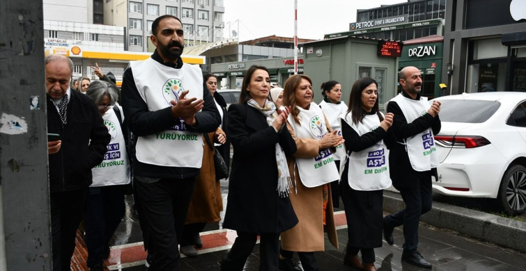 Hatimoğulları'nın Batman'daki Yürüyüşe Katılımı