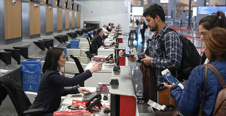 Hava Yoluyla Seyahat Eden Yolcu Sayısı Ocakta 14 Milyonu Buldu