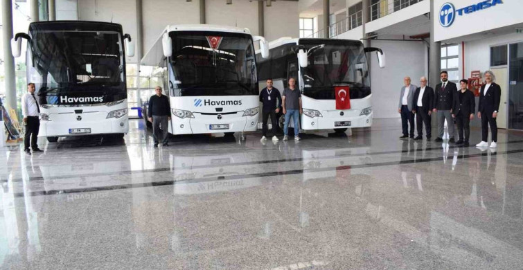 Havamaş Filosunu 8 Yeni Otobüsle Güçlendirdi