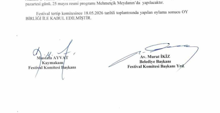 Havza 25 Mayıs Festivali İptal Edildi