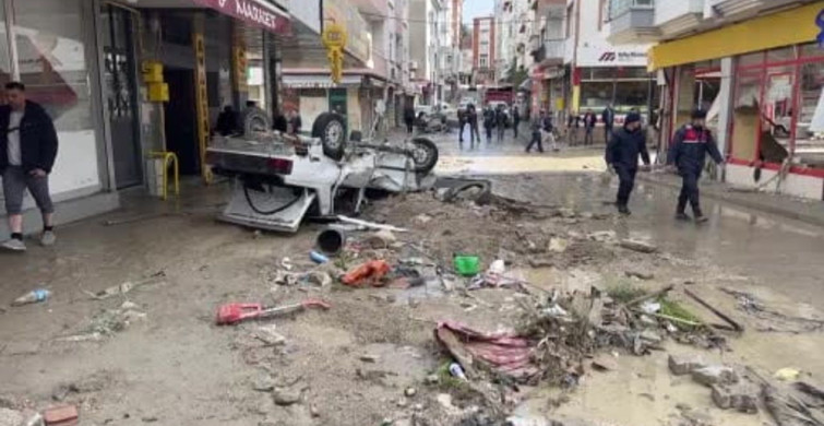 Havza'da Sel Felaketi: İlk Görüntüler Ortaya Çıktı