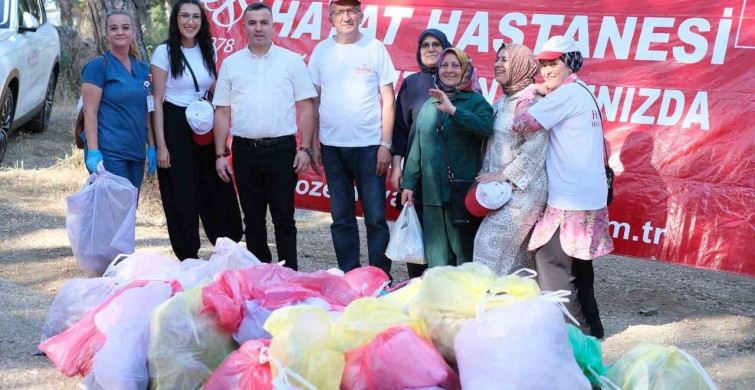 Hayat hastanesinden çevre bilincine yönelik anlamlı bir etkinlik