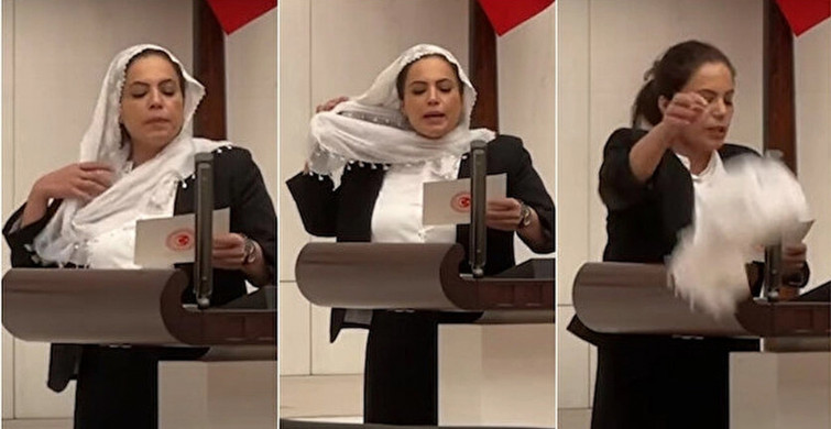 HDP'li Remziye Tosun’dan Mecliste büyük saygısızlık
