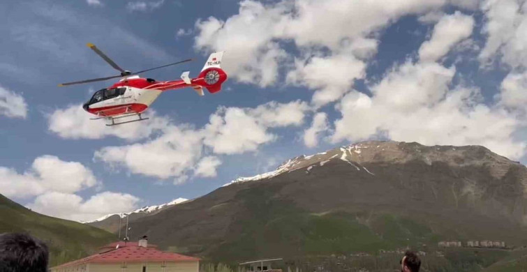 Helikopter Ambulansla Van'a Sevk: 78 Yaşındaki Hasta Kurtarıldı
