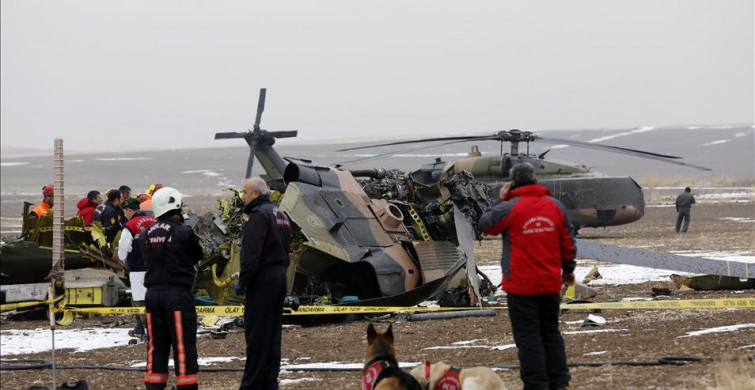 Helikopter kazasının nedeni belli oldu