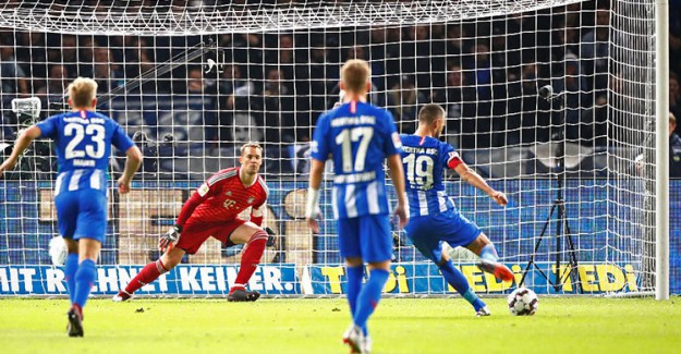 Hertha Berlin Bayern’i Yenilgiyle Tanıştırdı! 