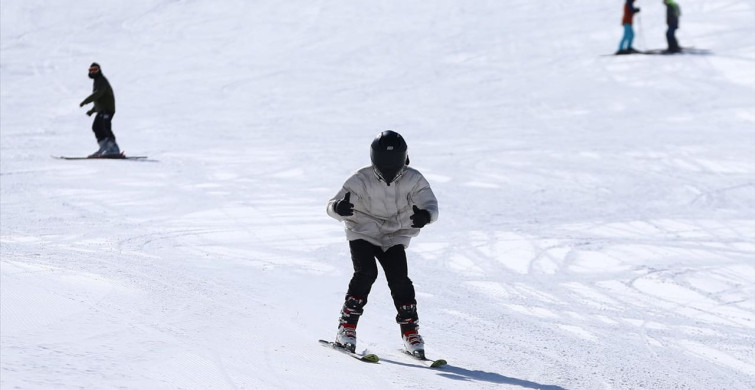 Hesarek Kayak Merkezi'nde İlkbahar Keyfi