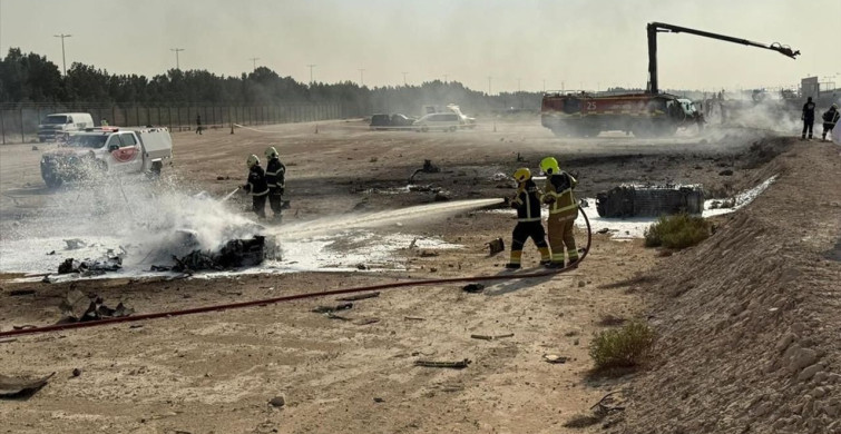Hindistan'ın HAL Tejas Savaş Uçağı Dubai Airshow'da Düştü