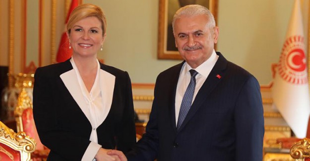 Hırvatistan Cumhurbaşkanı Kitaroviç Türkiye'de