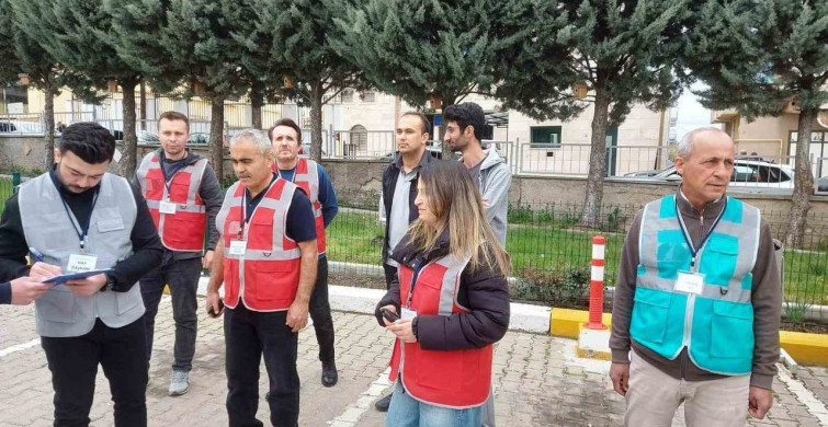 Hisarcık Devlet Hastanesi'nde Yangın Tatbikatı Gerçekleştirildi