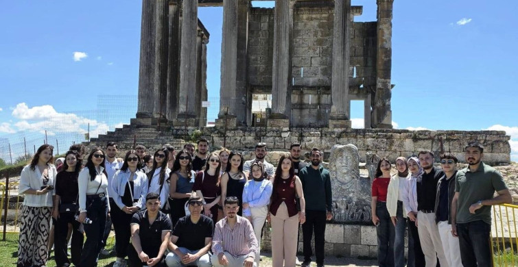 Hisarcık MYO Öğrencileri Aizanoi Antik Kenti’ni Ziyaret Etti