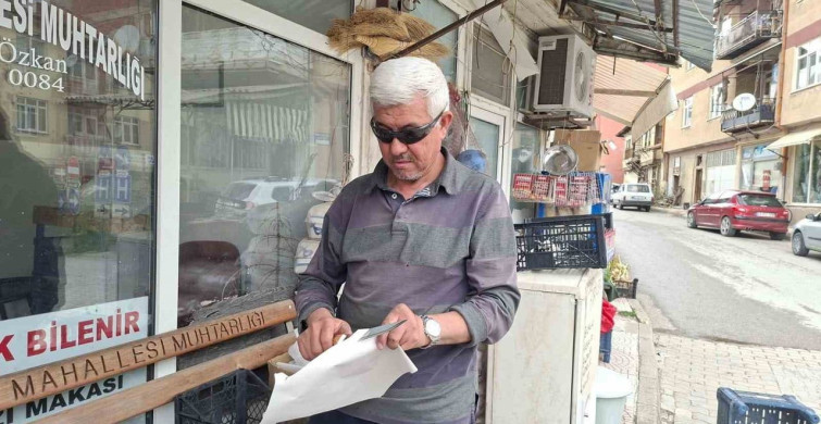 Hisarcık'ta Bıçak Bileyicilere Yoğun Talep