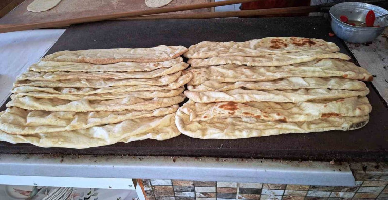 Hisarcık'ta Fırıncılar Lavaş Üretimine Hız Verdi