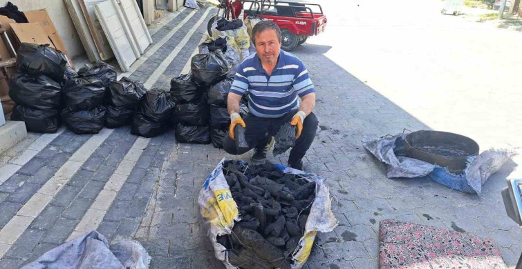 Hisarcık'ta Kurban Bayramı'nda Mangal Kömürü Satışları Artıyor