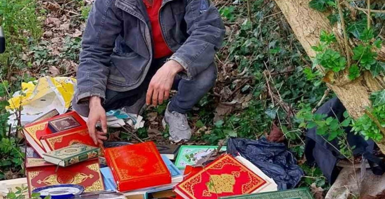 Hollanda’da yaşayan gurbetçi bulduğu Kur’an-ı Kerimleri Müslüman ailelere dağıttı