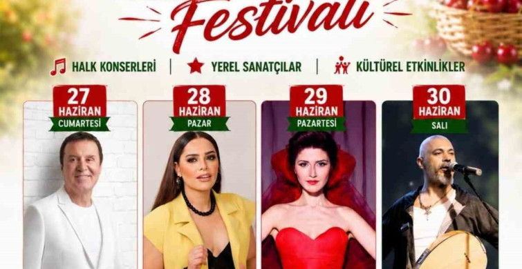 Honaz kiraz kültür ve sanat festivali 27-30 Haziran'da