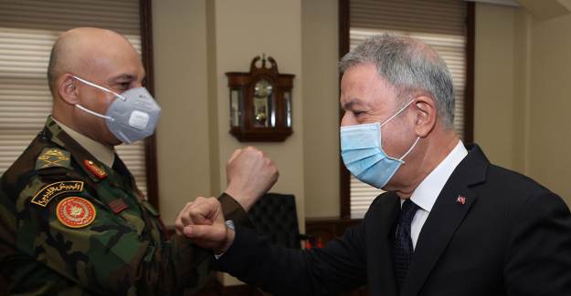 Hulusi Akar, Libya Genelkurmay Başkanı El-Haddad'ı Kabul Etti