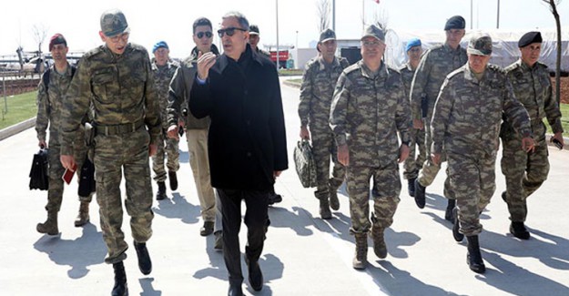 Hulusi Akar, Sınırda Denetim Yaptı