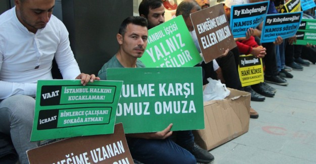 İBB'de İşinden Edilen İşçilerin Mücadelesi Sürüyor