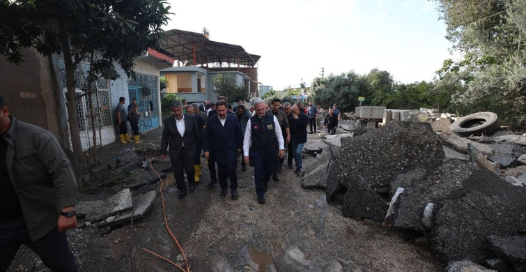 İçişleri Bakan Yardımcısı Karaloğlu Hatay'da İncelemelerde Bulundu