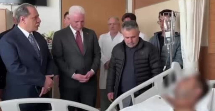 İçişleri Bakanı Çiftçi, Beşiktaş'taki Terör Saldırısında Yaralanan Polisle Görüştü