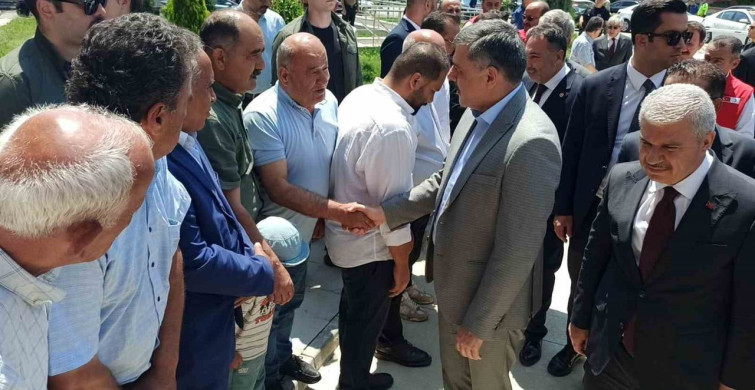 İçişleri bakanı Çiftçi memleketi Konya'da Seydişehir'i ziyaret etti