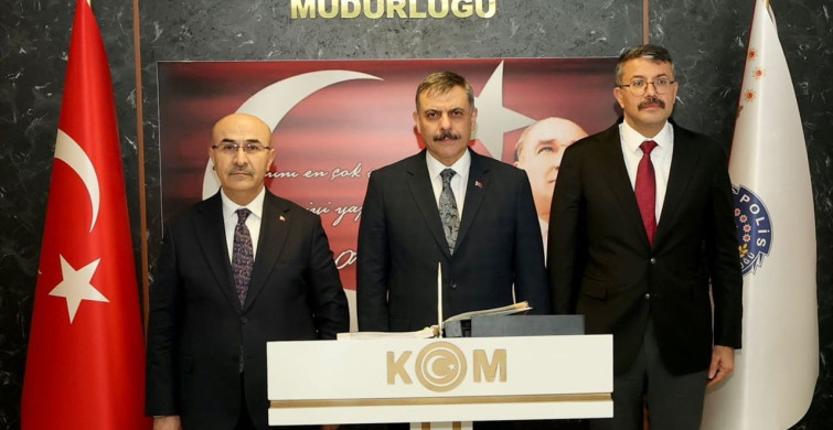 İçişleri Bakanı Çiftçi'den KOM Başkanlığı Ziyareti