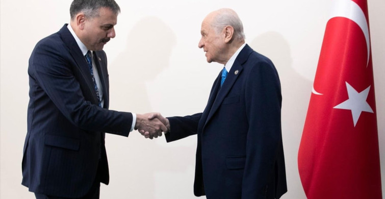 İçişleri Bakanı Çiftçi'den MHP Lideri Bahçeli'ye Ziyaret