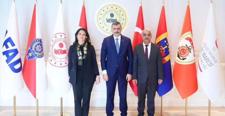 İçişleri Bakanı Mustafa Çiftçi, Pervin Buldan ve Mithat Sancar ile Bir Araya Geldi