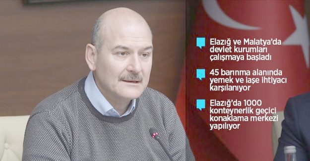İçişleri Bakanı Soylu Ağır Hasarlı ve Yıkılacak Evler İçin 41 Bin Lira Verileceğini Bildirdi