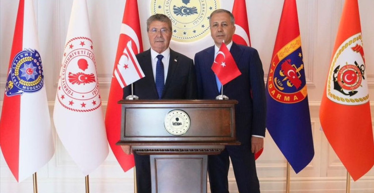 İçişleri Bakanı Yerlikaya, KKTC Başbakanı Üstel ile İşbirliği Görüşmesi Gerçekleştirdi