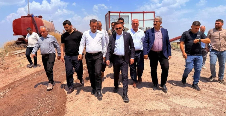 İdil’deki şantiye ve konkasör tesisinde inceleme