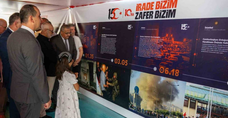 Iğdır’da 15 Temmuz anma çadırı ziyarete açıldı