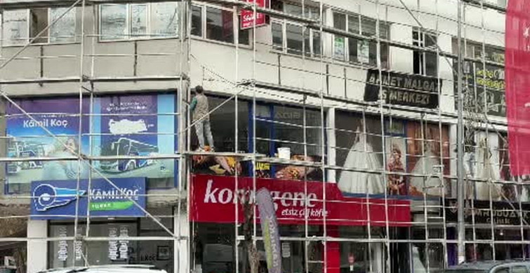 Iğdır'da Güvenlik İhmali: Dış Cephe Çalışmalarında Tehlike