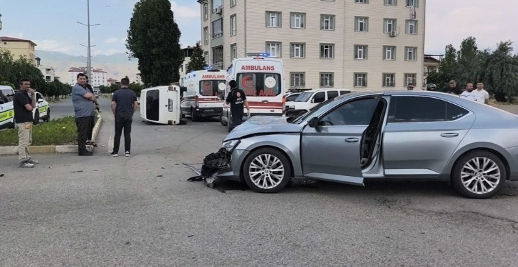 Iğdır'da Kazada 4 Kişi Yaralandı