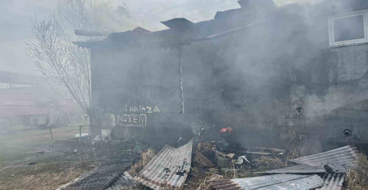 Iğdır'da Korkutan Yangın