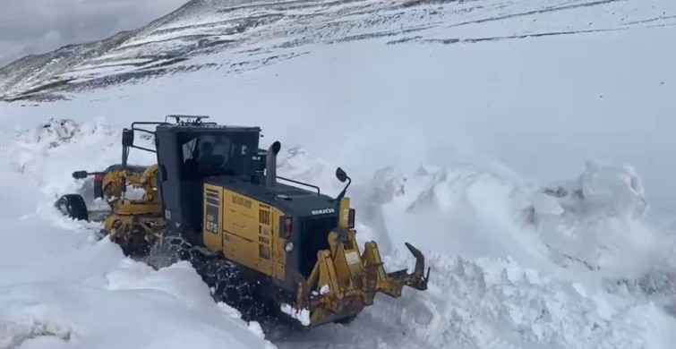 Iğdır'da Nisan Ayında Karla Mücadele Çalışmaları