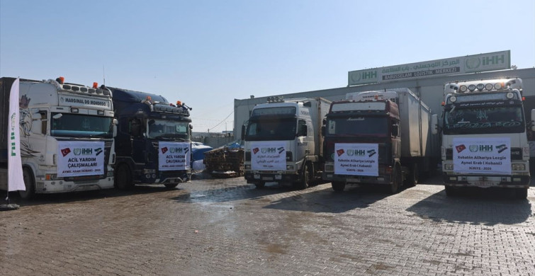 İHH Suriye'deki Çatışmalardan Etkilenmiş Sivillere Yardım Gönderdi