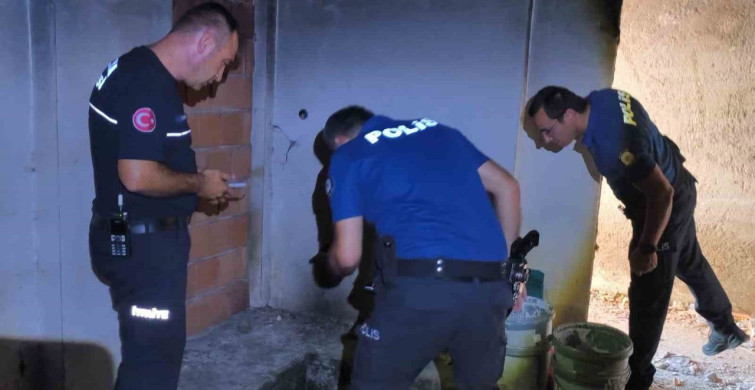 İhtiyaç gidermek için girdiği inşaatta 4 metrelik kuyuya düştü