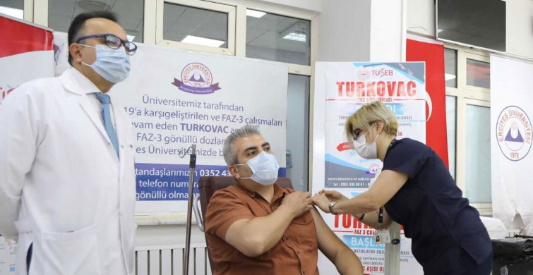 İki Doz Sinovac Aşısı Olmuş Gönüllülere TURKOVAC Aşısı Uygulanmaya Başlandı