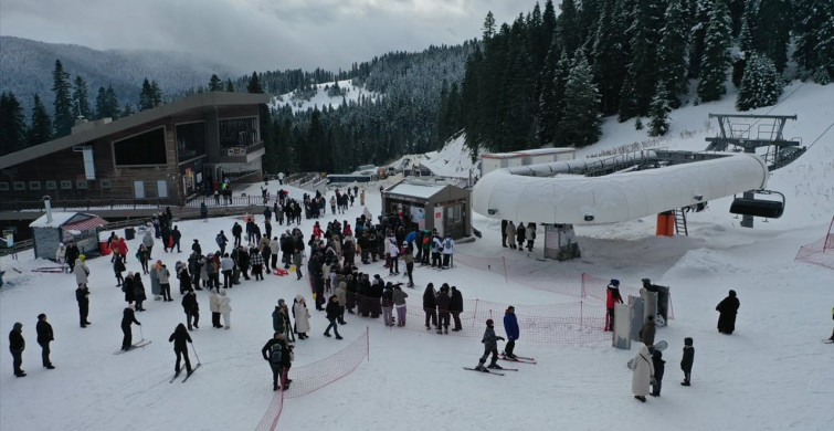 Ilgaz Dağı'nda Yarıyıl Tatili Coşkusu