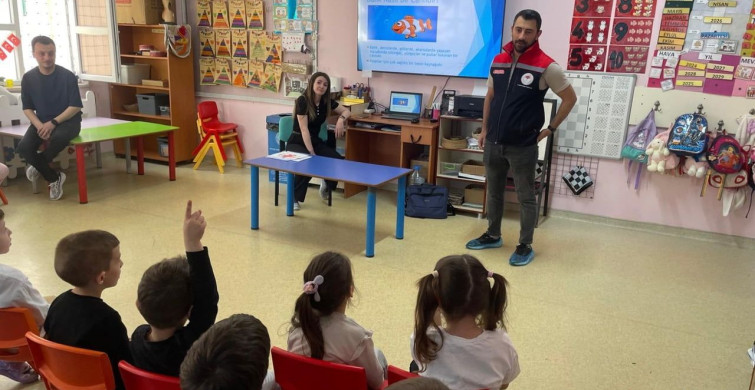 İlkokul Öğrencilerine Gıda İsrafı ve Sağlıklı Beslenme Eğitimi Verildi