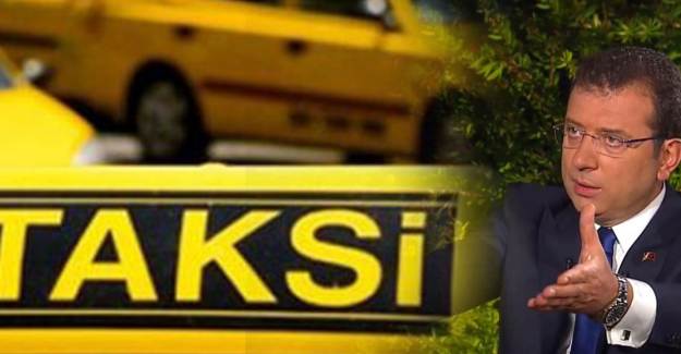 İmamoğlu’nun Hukuksuz Taksi Plakaları İptal Edilecek