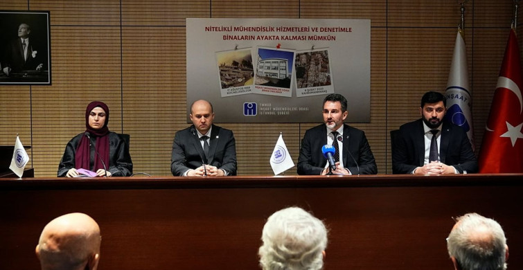 İMO İstanbul Şubesi Yapı Güvenliği İçin Kararlılık Vurguladı