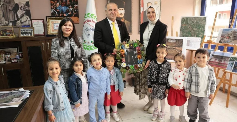 İncirliova Belediye Başkanı Kaya'dan Minik Öğrencilere Sıcak Karşılama
