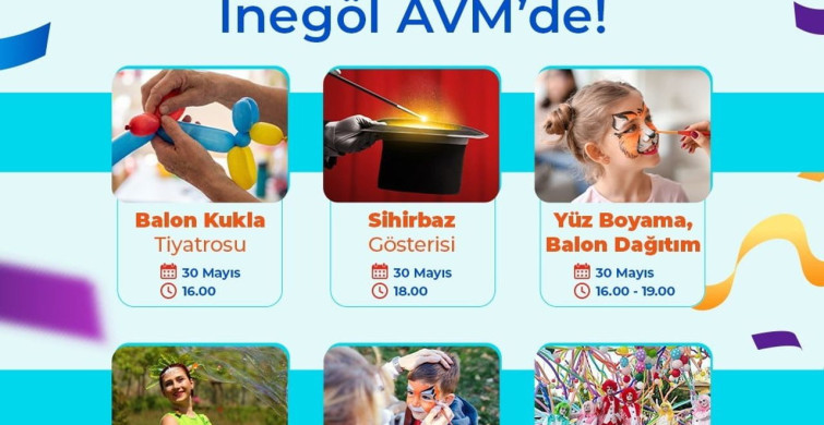 İnegöl AVM 15. Yıl Etkinlikleri Başlıyor