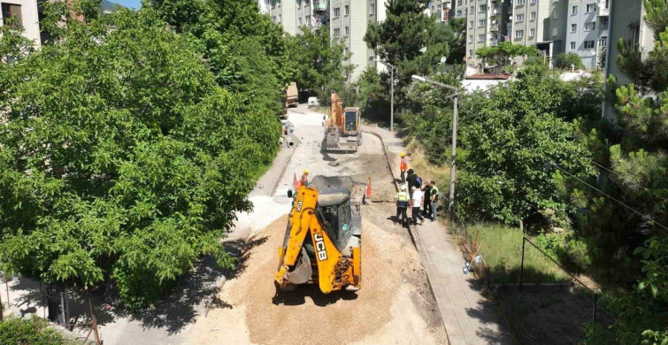 İnegöl'de altyapı yatırımları devam ediyor