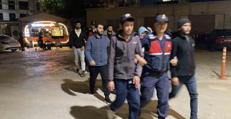 İnegöl'de Kaçak Giriş Yapan 7 Yabancı Yakalandı